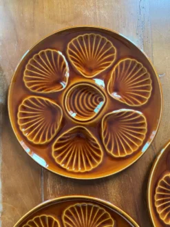 Set de 6 assiettes à coquillages