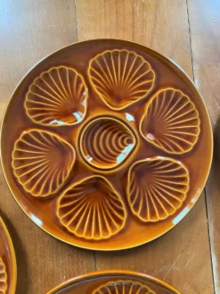 Set de 6 assiettes à coquillages