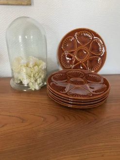 Set de 6 assiettes à coquillages