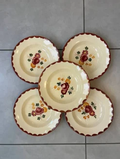 Set de 5 assiettes creuses « Agen » par Longchamp