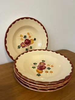 Set de 5 assiettes creuses « Agen » par Longchamp