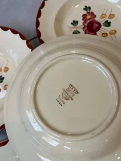 Set de 5 assiettes creuses « Agen » par Longchamp