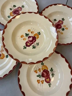 Set de 5 assiettes creuses « Agen » par Longchamp