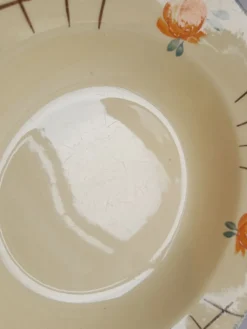 Set de 3 assiettes creuses anciennes vintage