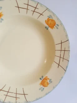 Set de 3 assiettes creuses anciennes vintage