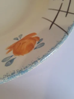 Set de 3 assiettes creuses anciennes vintage