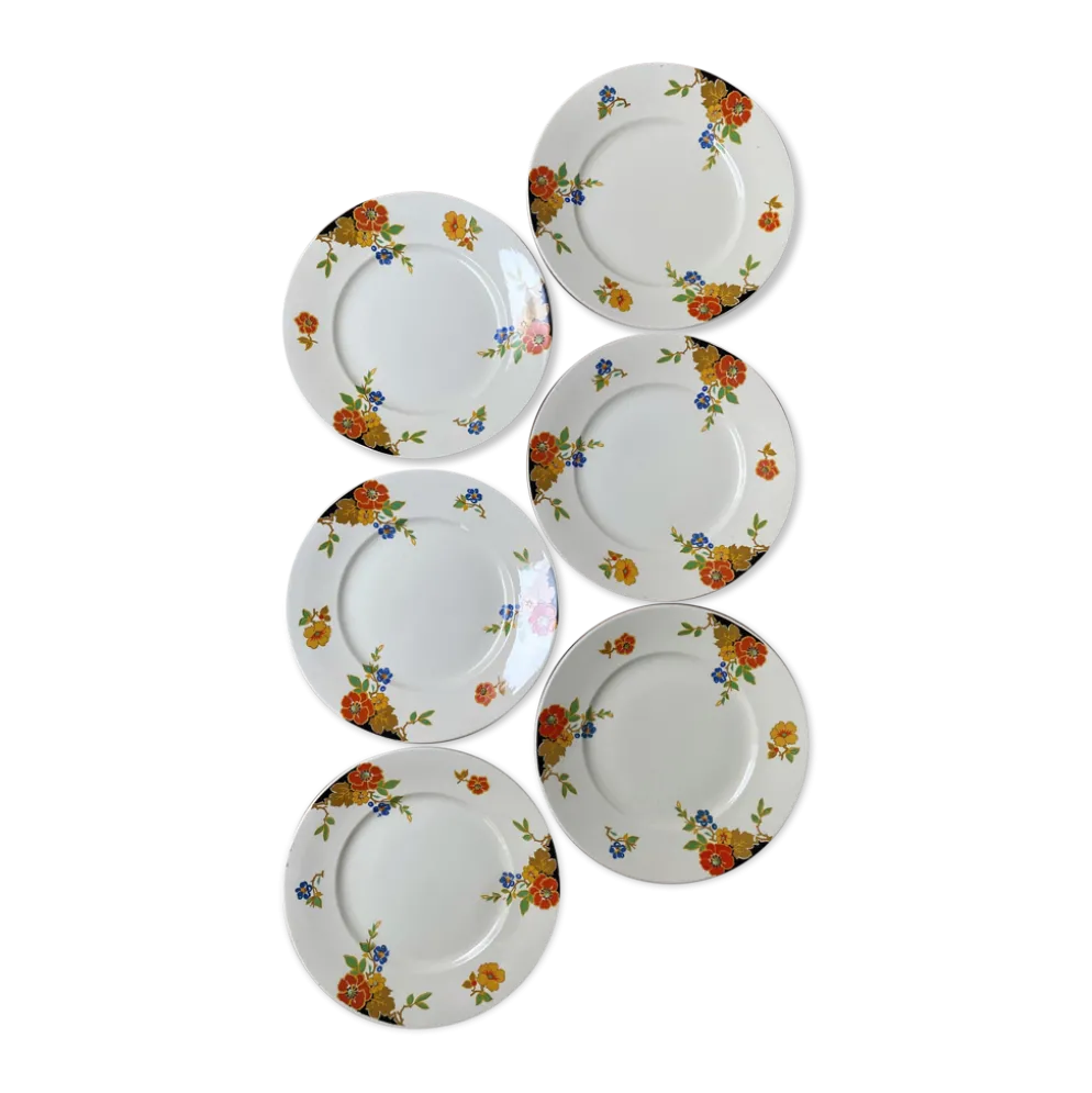 Set de 6 assiettes à dessert