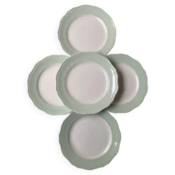 Set de 5 assiettes à dessert