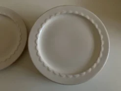 Set de 10 assiettes à dessert Festons de Pierre Motton Gien 1970