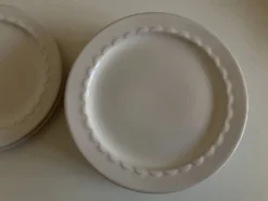 Set de 10 assiettes à dessert Festons de Pierre Motton Gien 1970