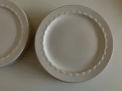 Set de 10 assiettes à dessert Festons de Pierre Motton Gien 1970