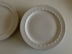 Set de 10 assiettes à dessert Festons de Pierre Motton Gien 1970