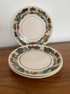 Set de 3 assiettes à dessert M.B.F.A. Pornic