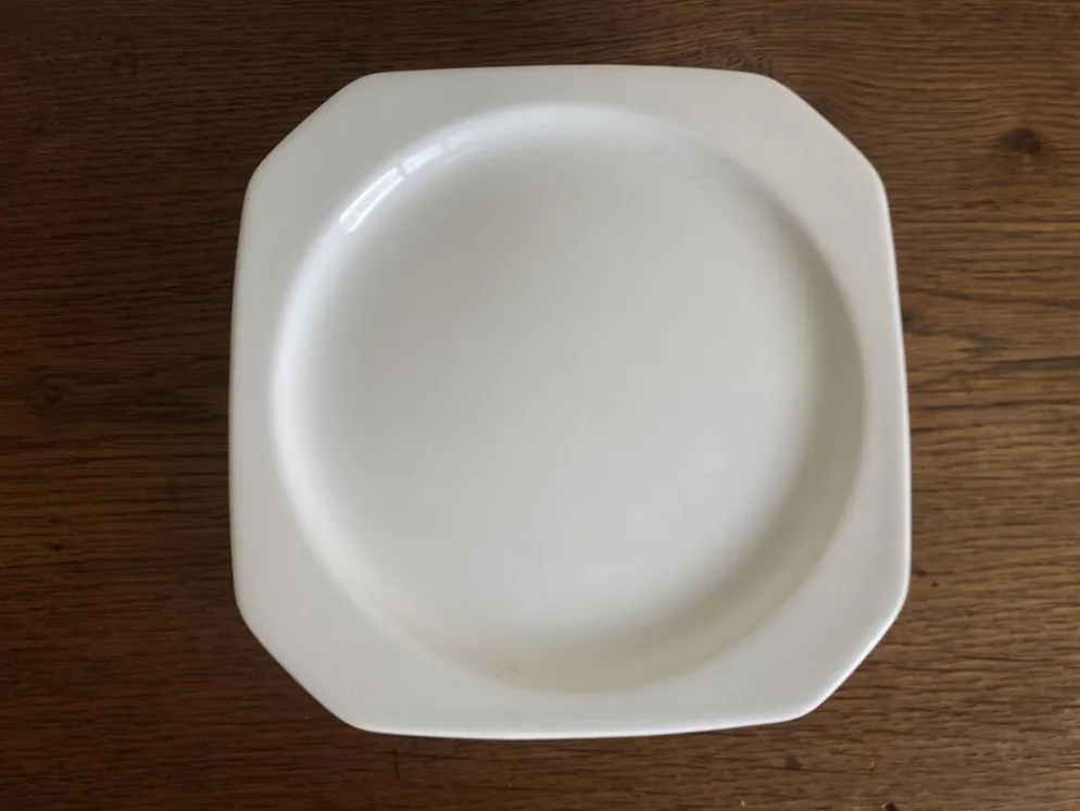 Set de 6 assiettes à dessert scandinaves octogonales 1970