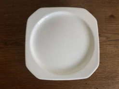 Set de 6 assiettes à dessert scandinaves octogonales 1970