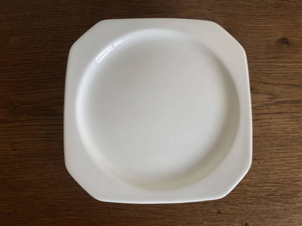 Set de 6 assiettes à dessert scandinaves octogonales 1970