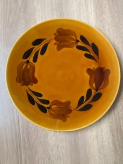Set de 2 assiettes en faïence de St Amand