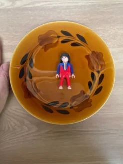 Set de 2 assiettes en faïence de St Amand