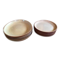 Set de 8 assiettes en grès