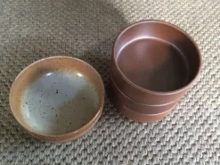 Set de 5 assiettes en grès