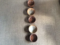 Set de 5 assiettes en grès