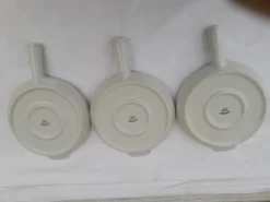 Set de 3 assiettes à escargots en porcelaine Pillivuytr