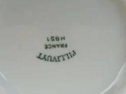 Set de 3 assiettes à escargots en porcelaine Pillivuytr