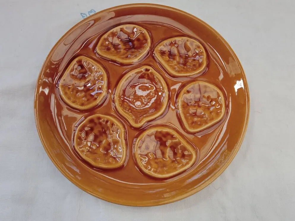 Set de 4 assiettes à huitres Niderviller
