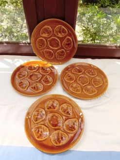 Set de 4 assiettes à huitres Niderviller