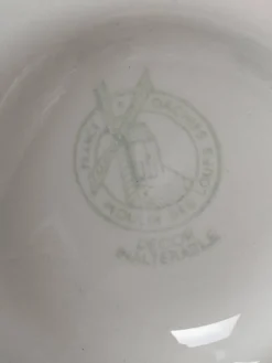 Set de 6 assiettes à huîtres Moulin des loups Orchies