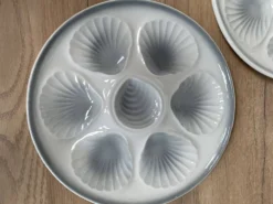 Set de 6 assiettes à huîtres Moulin des loups Orchies