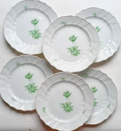 Set de 6 assiettes hutschenreuther germany dresden 1966