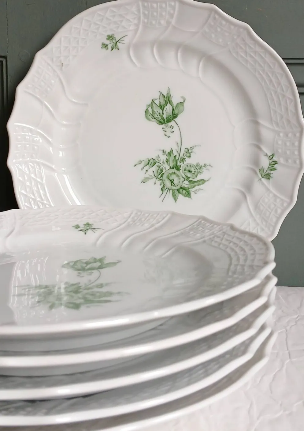 Set de 6 assiettes hutschenreuther germany dresden 1966