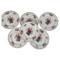 Set de 6 assiettes plates 