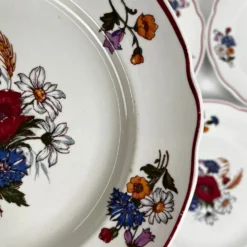 Set de 6 assiettes plates 
