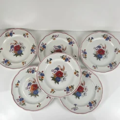 Set de 6 assiettes plates 