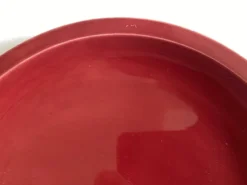Set de 5 assiettes plates mid century 1970 faience de Longchamp