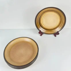 Set de 5 assiettes semi-creuses Salins, XXe
