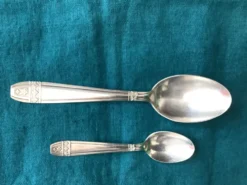 Set de Baptême Art Déco Métal +Poinçons