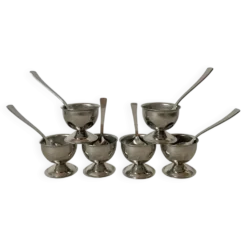 Set de coquetiers en inox par Guy Degrenne