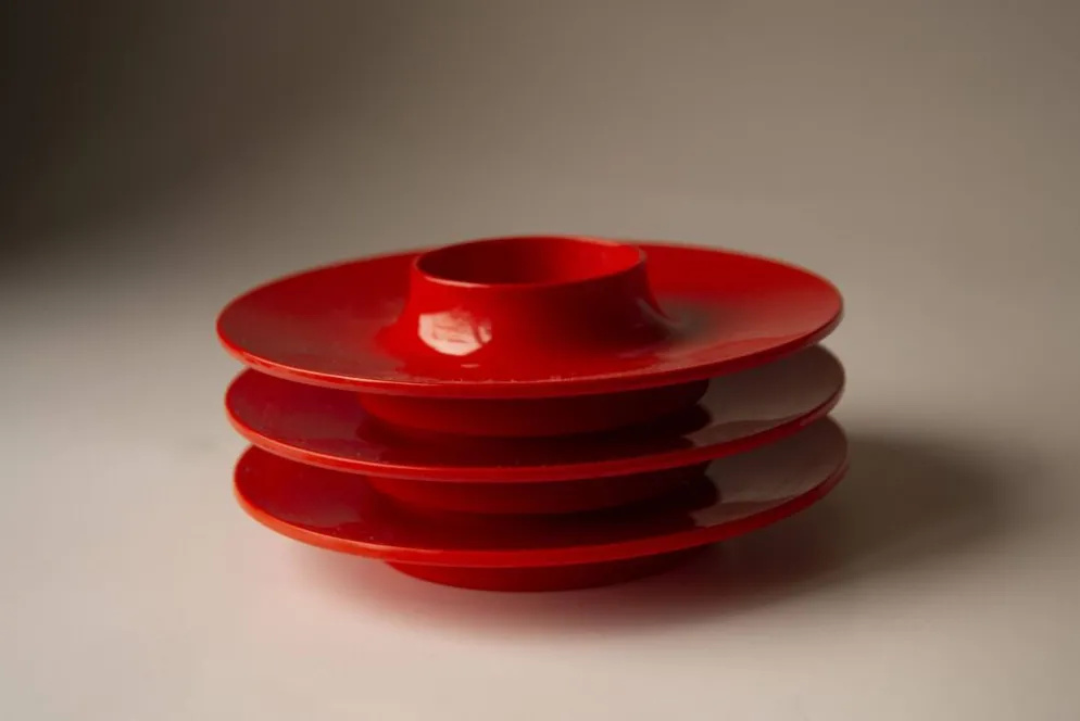 Set de 3 coquetiers Space Age – Bjørn Christensen, 1960s