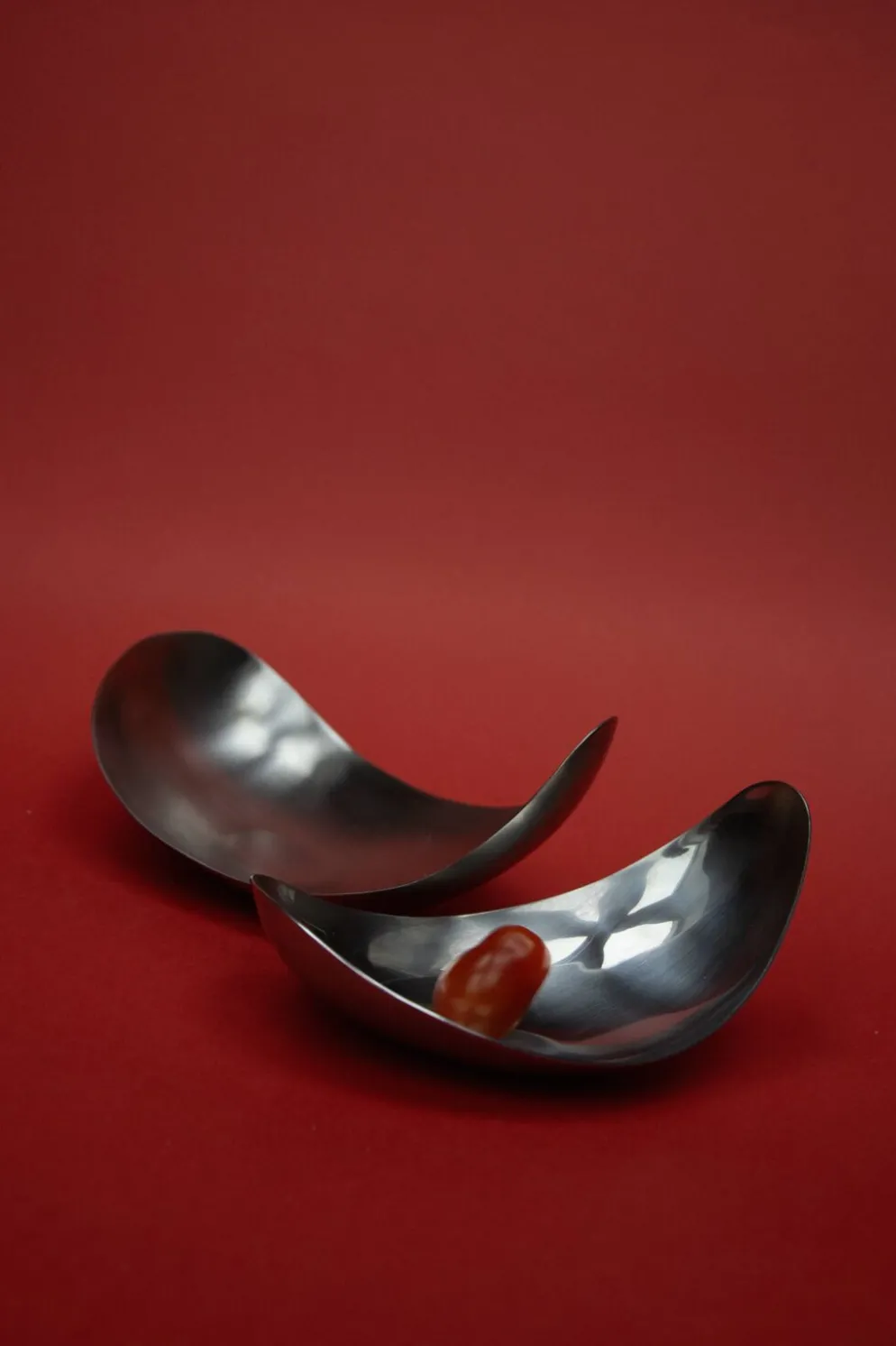 Set de 2 coupelles "Leaf" par Helle Damkjær pour Georg Jensen