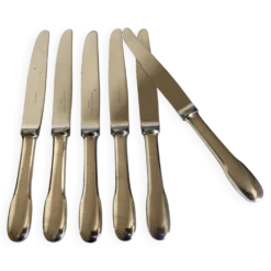 Set de 6 couteaux de brasserie Cluny Christofle dessert