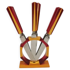 Set de couteaux à fruits, Art Déco. Solingen, Allemagne 1920-1940.