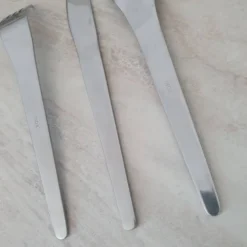Set de 3 couverts en inox Space Age