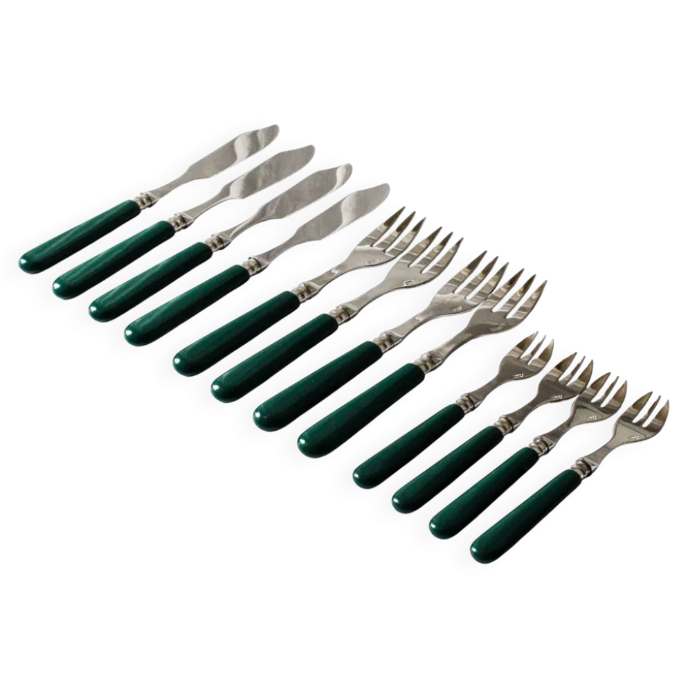 Set de 12 couverts à poisson Scof