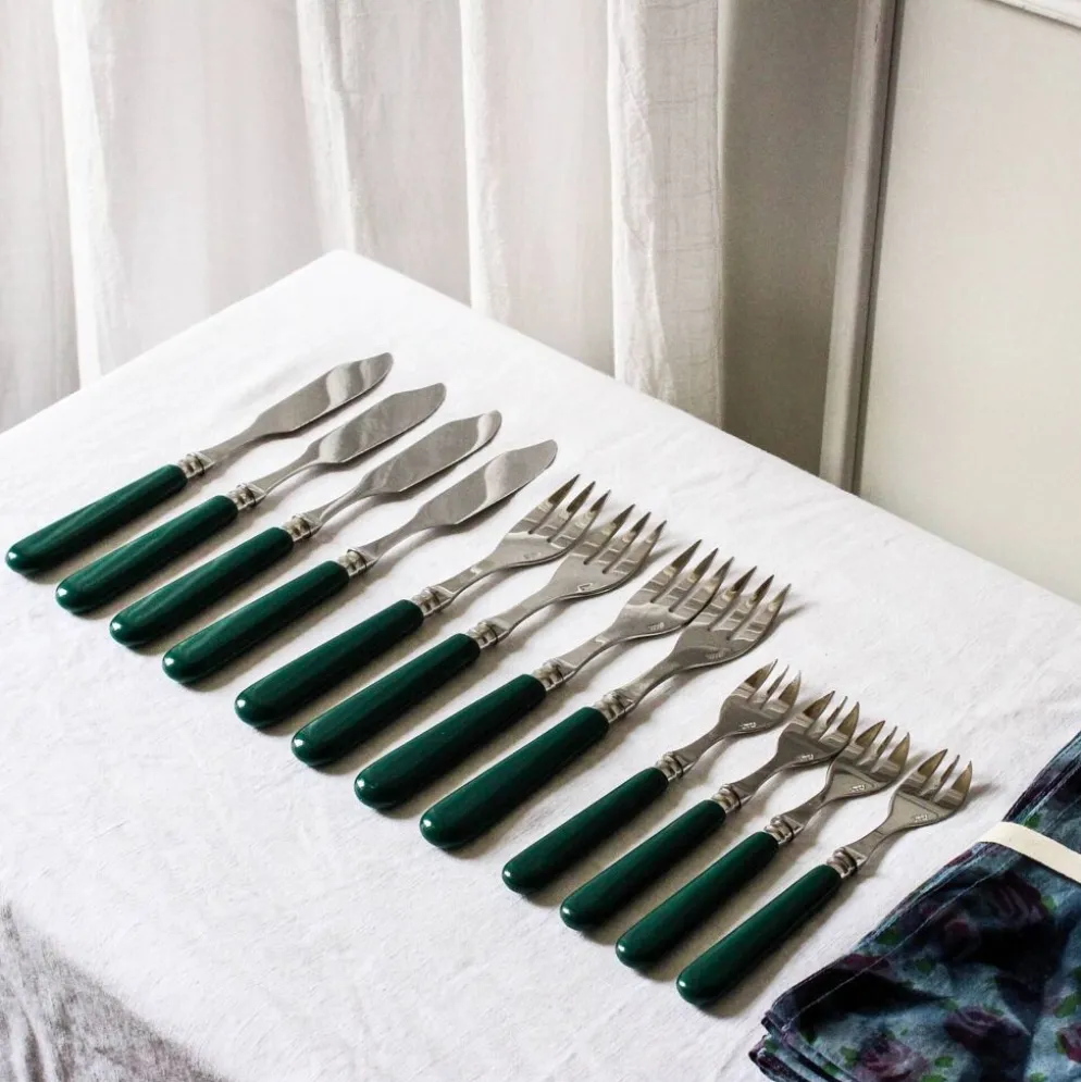 Set de 12 couverts à poisson Scof