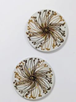 Set de 2 dessous de plat Royal Copenhagen, Danemark années 70