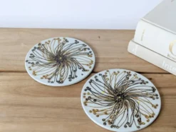 Set de 2 dessous de plat Royal Copenhagen, Danemark années 70