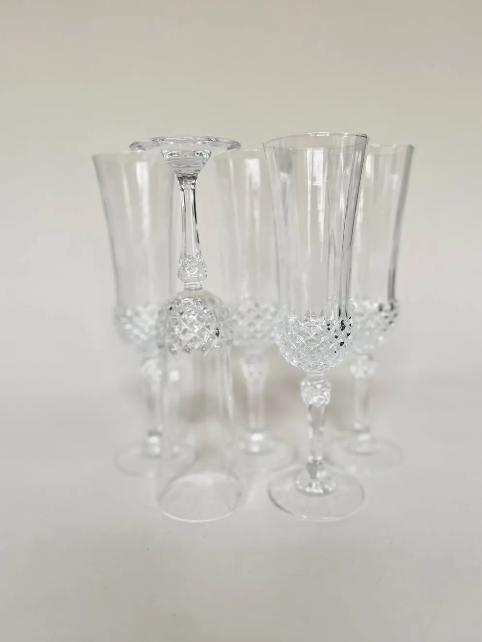 Set de 5 flûtes à champagne Cristal d'Arques